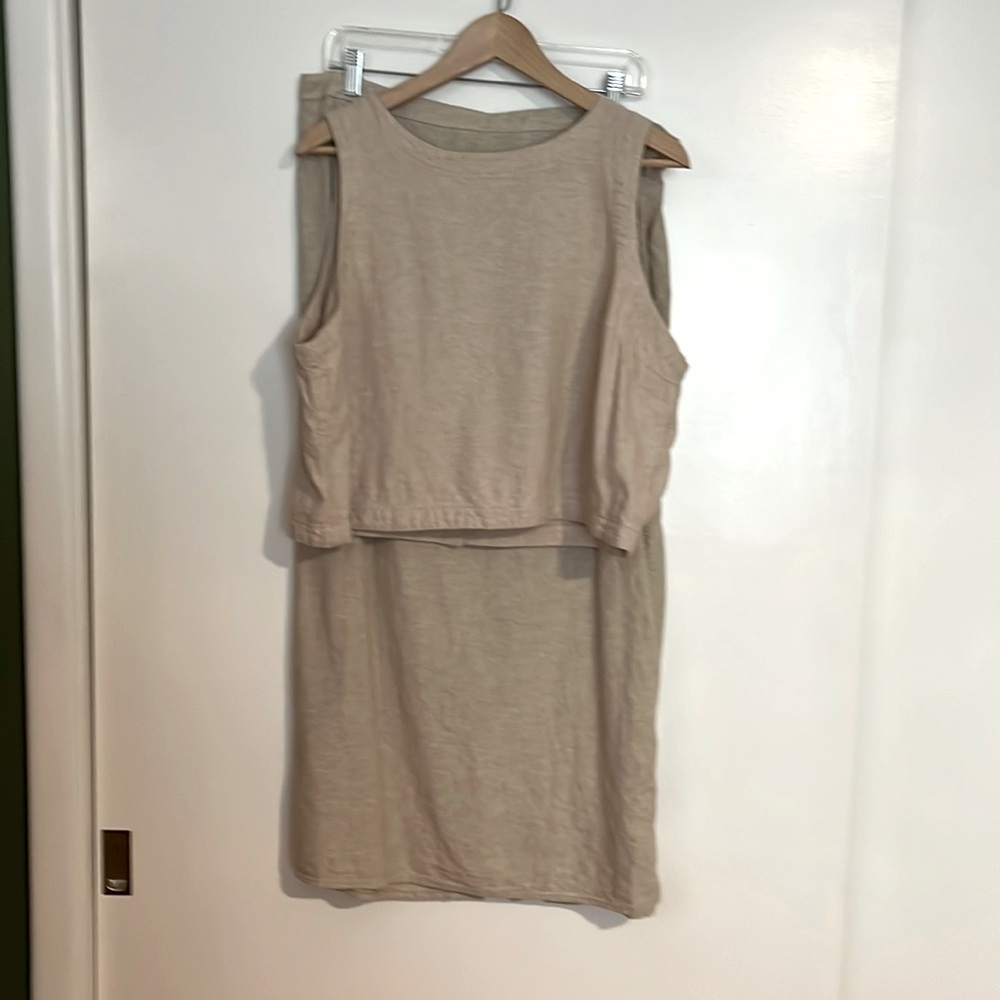 Old Navy linen blend Skirt set XL